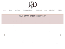 Tablet Screenshot of juliestarrdresner.com